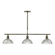 Dar Dara 3 Light Bar Pendant Antique Brass –  from Amos Lighting + Home