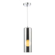 Dar Diaz Pendant Smoked Glass and Polished Chrome –  from Amos Lighting + Home