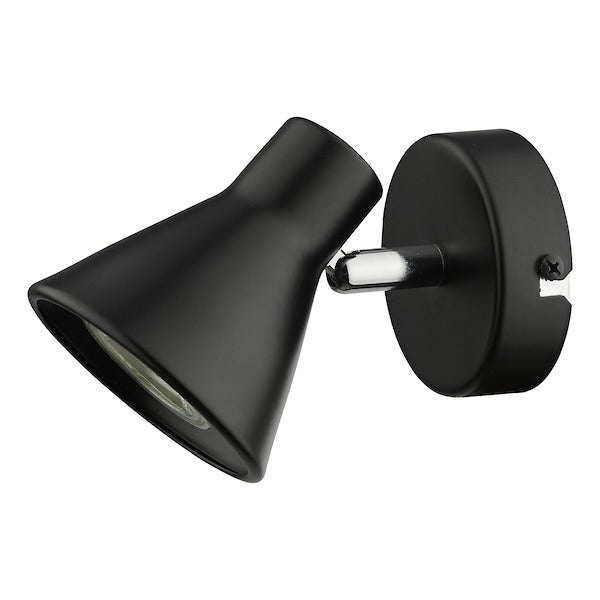 Dar Diza Single Spotlight Matt Black –  from Amos Lighting + Home