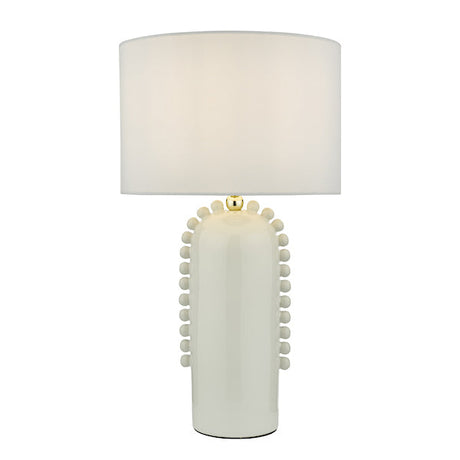 Dar Dolce Table Lamp Cream with Shade –  from Amos Lighting + Home