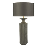 Dar Dugan Volcanic Glaze Table Lamp Black with Shade –  from Amos Lighting + Home