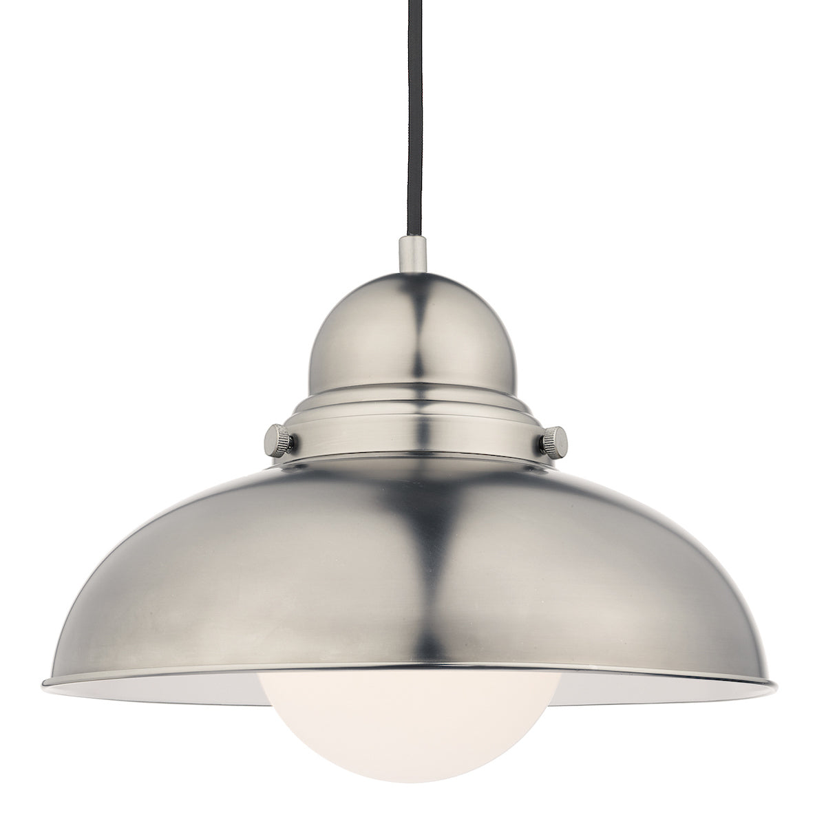 Dar Dynamo 1 Light Pendant Antique Chrome –  from Amos Lighting + Home