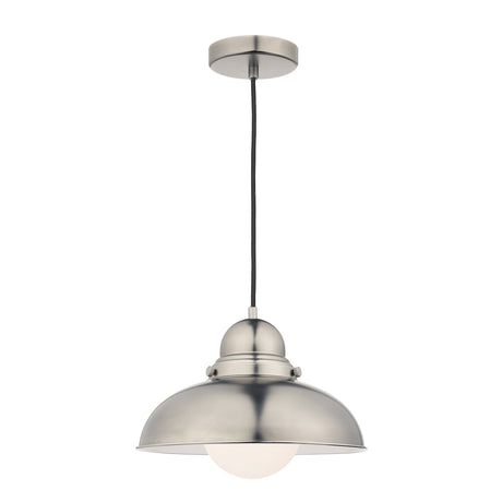 Dar Dynamo 1 Light Pendant Antique Chrome –  from Amos Lighting + Home