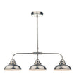 Dar Dynamo 3 Light Bar Pendant Antique Chrome –  from Amos Lighting + Home