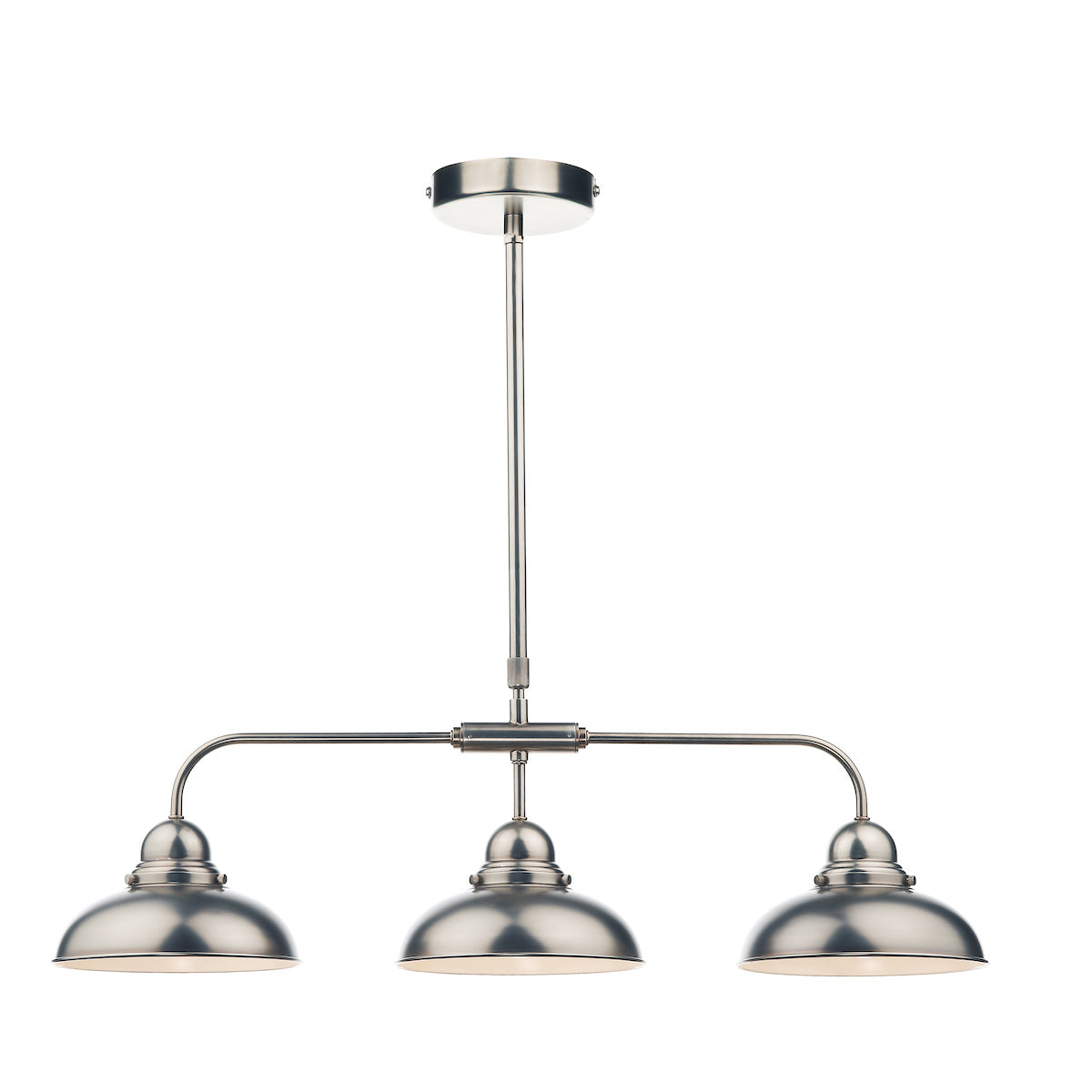 Dar Dynamo 3 Light Bar Pendant Antique Chrome –  from Amos Lighting + Home