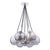 Dar Elpis 7 Light Cluster Pendant Smoked Glass –  from Amos Lighting + Home