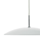 Dar Enoch LED Pendant White and Stainless Steel –  from Amos Lighting + Home