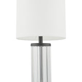 Dar Enrico Rechargeable Table Lamp Satin Black with Shade –  from Amos Lighting + Home