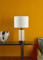 Dar Enrico Rechargeable Table Lamp Satin Black with Shade –  from Amos Lighting + Home