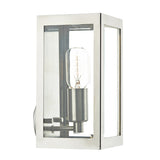 Dar Era Outdoor Wall Light Stainless Steel Glass IP44 –  from Amos Lighting + Home