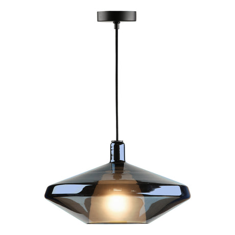 Dar Esmeralda Single Pendant Blue Glass and Opal Glass –  from Amos Lighting + Home