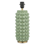 Dar Etzel Table Lamp Green with Linen Shade –  from Amos Lighting + Home