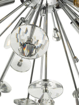 Dar Exodus 8 Light Chandelier Polished Chrome Crystal –  from Amos Lighting + Home