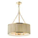 Dar Fenella 5 Light Pendant Gold Leaf –  from Amos Lighting + Home