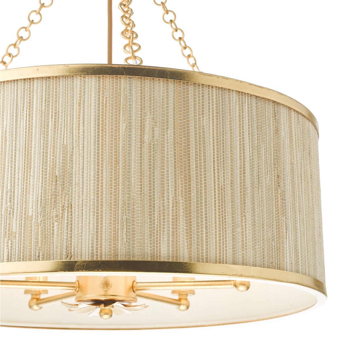 Dar Fenella 5 Light Pendant Gold Leaf –  from Amos Lighting + Home