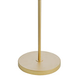 Dar Fenella Floor Lamp Gold Leaf and Seagrass –  from Amos Lighting + Home