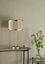 Dar Fenella Table Lamp Gold Leaf –  from Amos Lighting + Home