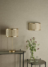 Dar Fenella Table Lamp Gold Leaf –  from Amos Lighting + Home