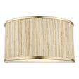 Dar Fenella Wall Light Gold Leaf and Seagrass –  from Amos Lighting + Home