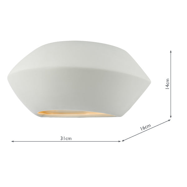 Dar Foden Wall Washer White –  from Amos Lighting + Home