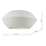 Dar Foden Wall Washer White –  from Amos Lighting + Home