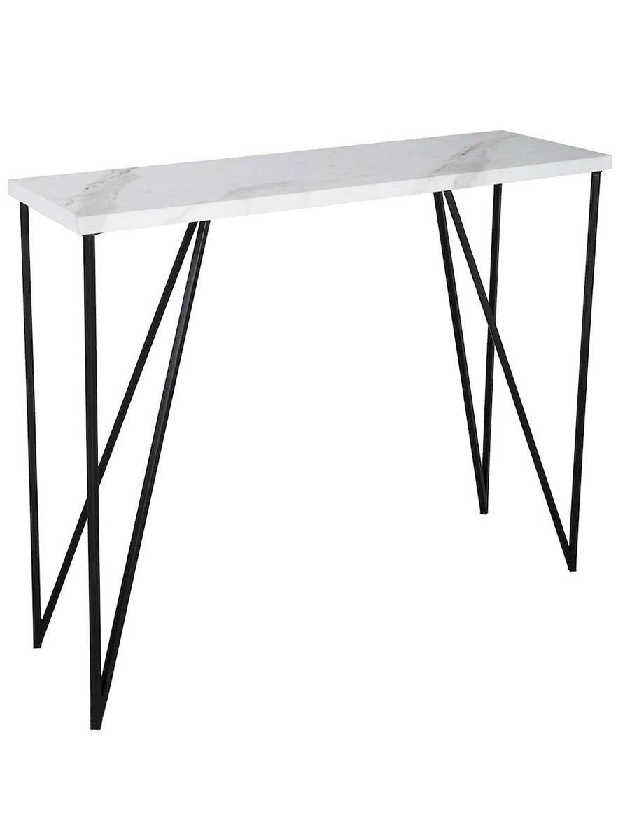 Dar Fotini White Marble Effect Console Table –  from Amos Lighting + Home