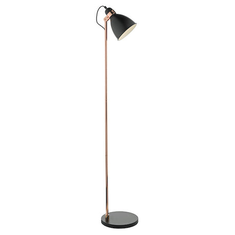 Dar Frederick Floor Lamp Black and Copper –  from Amos Lighting + Home