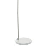 Dar Frederick Floor Lamp White Satin Chrome –  from Amos Lighting + Home