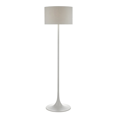 Dar Funchal Floor Lamp Grey with Shade –  from Amos Lighting + Home