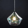 Dar Gaia Iridised Glass & Polished Chrome Pendant –  from Amos Lighting + Home