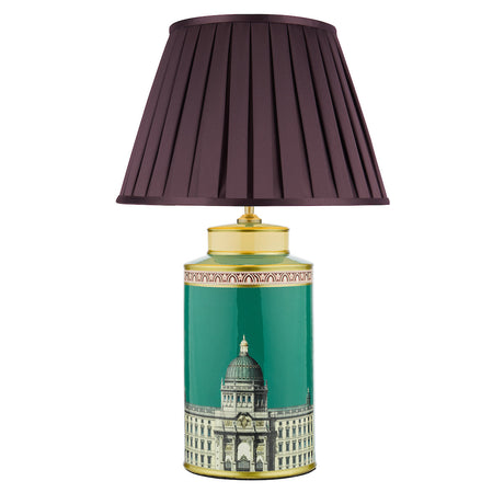 Dar Gold Collection Prospect Ceramic Table Lamp Building Print Base –  from Amos Lighting + Home