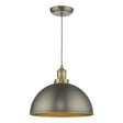 Dar Governor Pendant Antique Chrome Antique Brass –  from Amos Lighting + Home