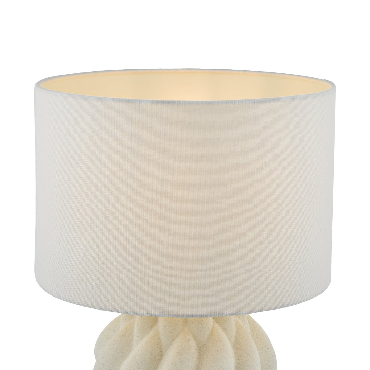 Dar Idonia Table Lamp White With Shade –  from Amos Lighting + Home