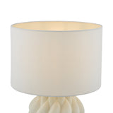 Dar Idonia Table Lamp White With Shade –  from Amos Lighting + Home