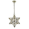 Dar Ilario Large Star Pendant Antique Brass & Glass –  from Amos Lighting + Home