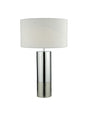 Dar Ingleby Table Lamp Polished Chrome with Shade –  from Amos Lighting + Home