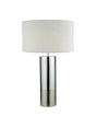 Dar Ingleby Table Lamp Polished Chrome with Shade –  from Amos Lighting + Home