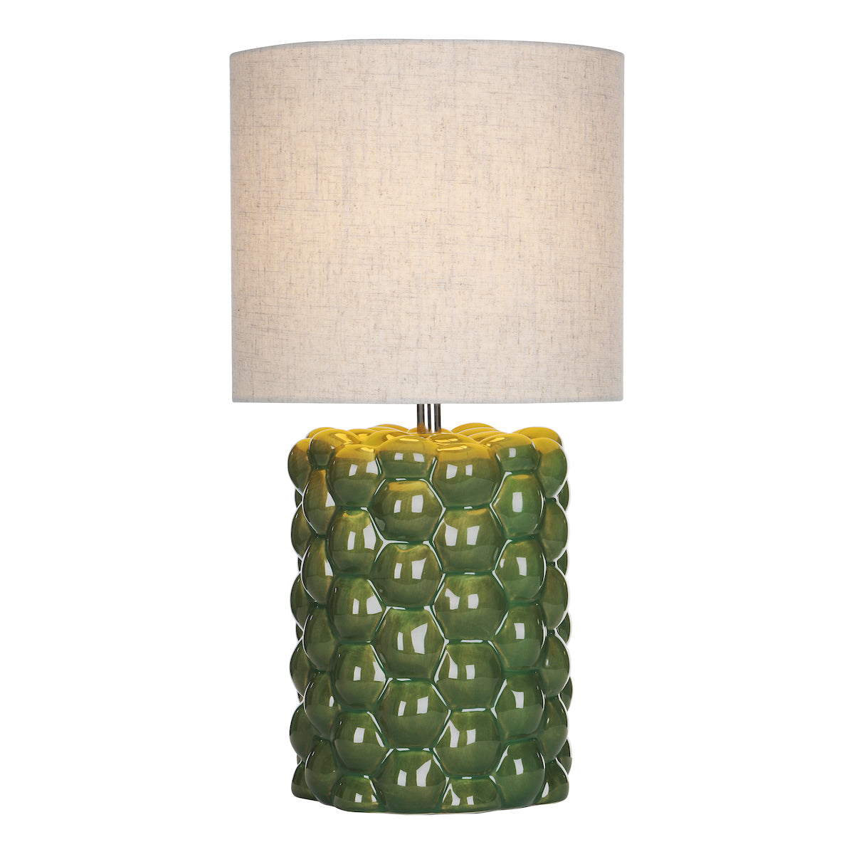 Dar Jayden Table Lamp Green Reactive Glaze With Shade –  from Amos Lighting + Home