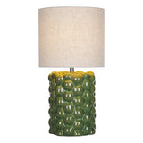 Dar Jayden Table Lamp Green Reactive Glaze With Shade –  from Amos Lighting + Home