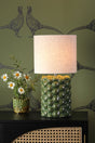 Dar Jayden Table Lamp Green Reactive Glaze With Shade –  from Amos Lighting + Home