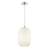 Dar Kari Confetti White Glass Pendant –  from Amos Lighting + Home