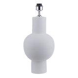 Dar Kiara Table Lamp White Ceramic Base Only –  from Amos Lighting + Home