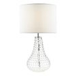 Dar Kristina Table Lamp Textured Glass With Shade –  from Amos Lighting + Home