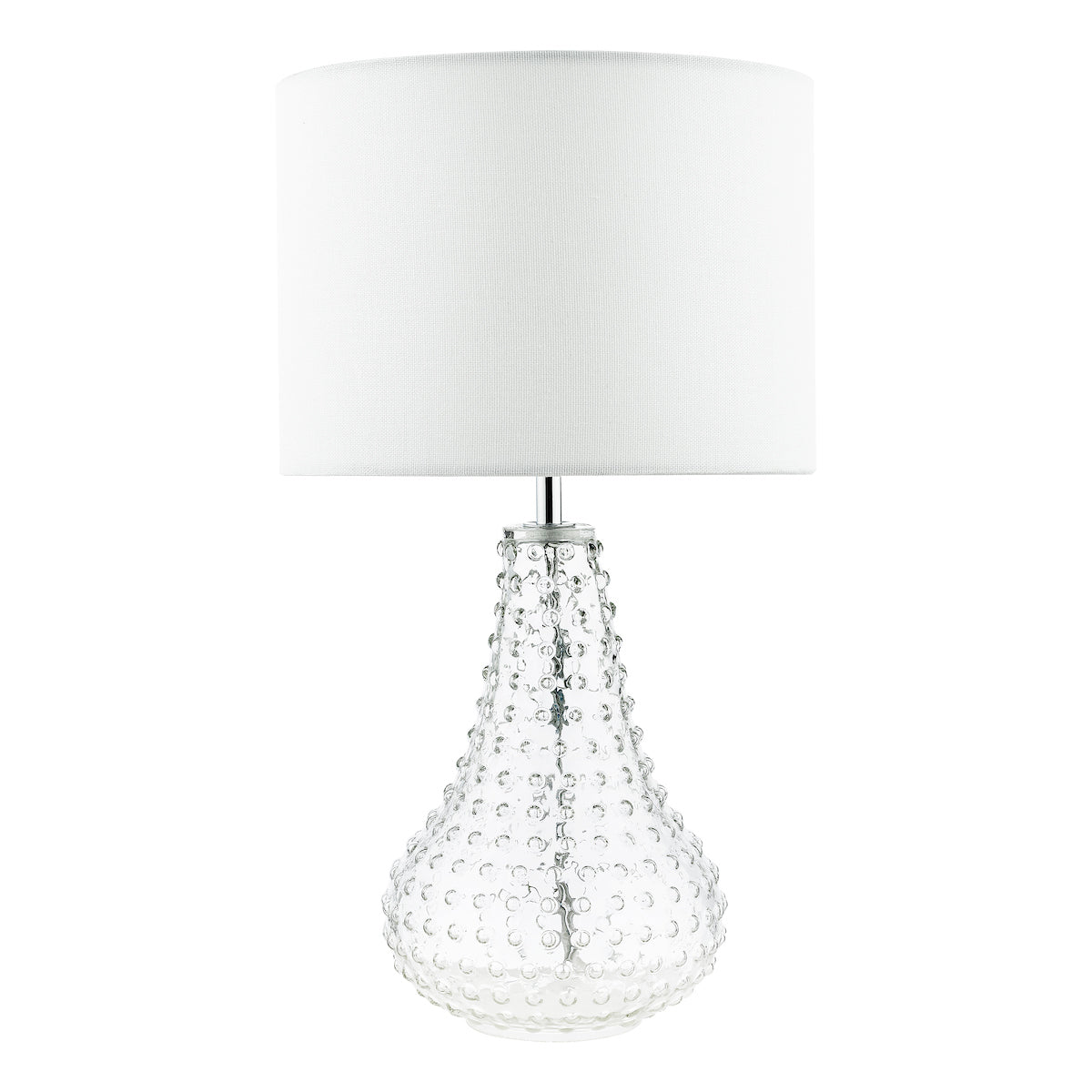 Dar Kristina Table Lamp Textured Glass With Shade –  from Amos Lighting + Home