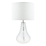 Dar Kristina Table Lamp Textured Glass With Shade –  from Amos Lighting + Home