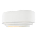 Dar Lando Ceramic Wall Washer White –  from Amos Lighting + Home