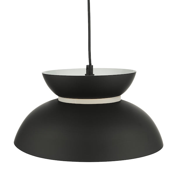 Dar Larina Pendant Matt Black –  from Amos Lighting + Home