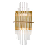 Dar Lukas Wall Light Brushed Antique Gold –  from Amos Lighting + Home