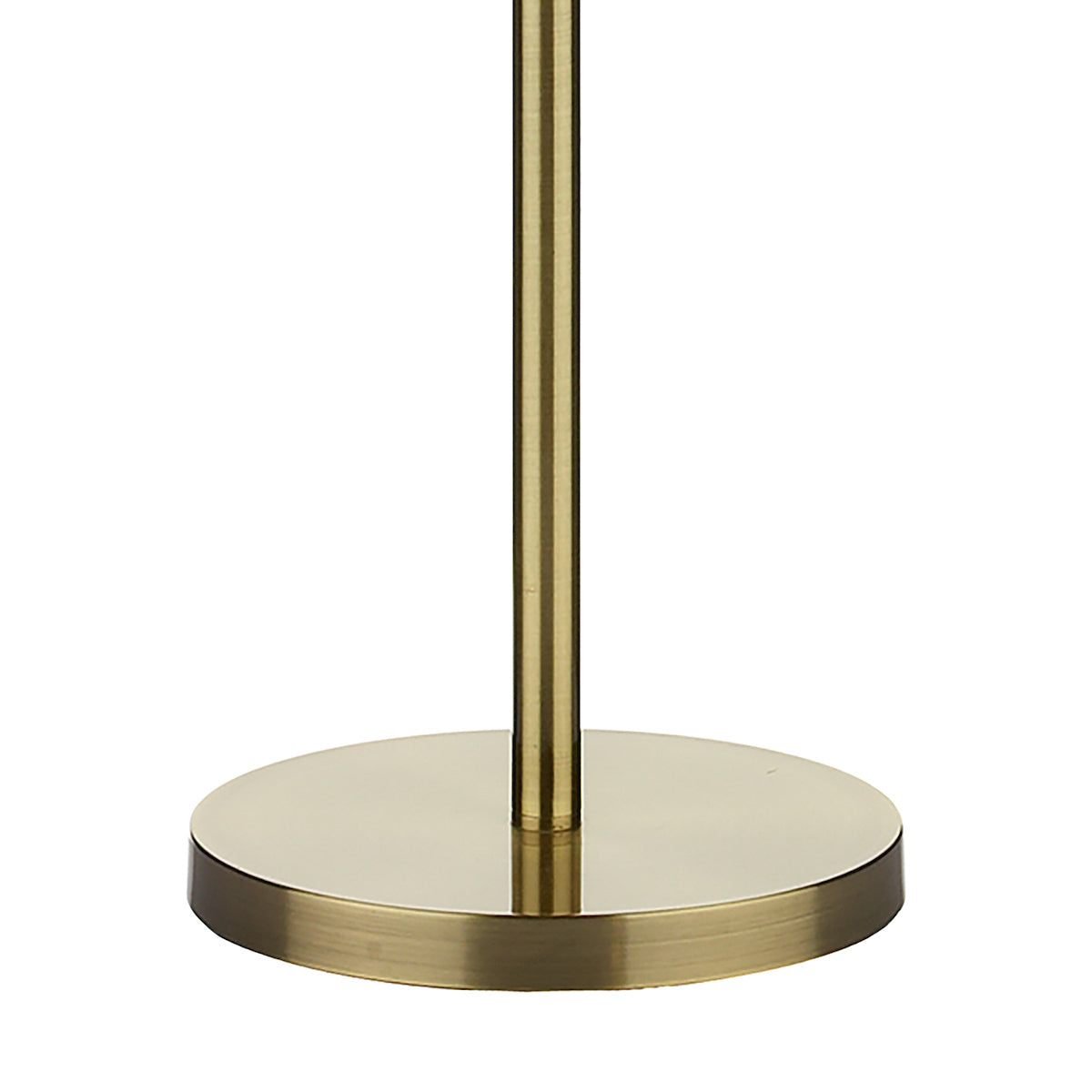 Dar Madrid Floor Lamp Antique Brass With Shade –  from Amos Lighting + Home