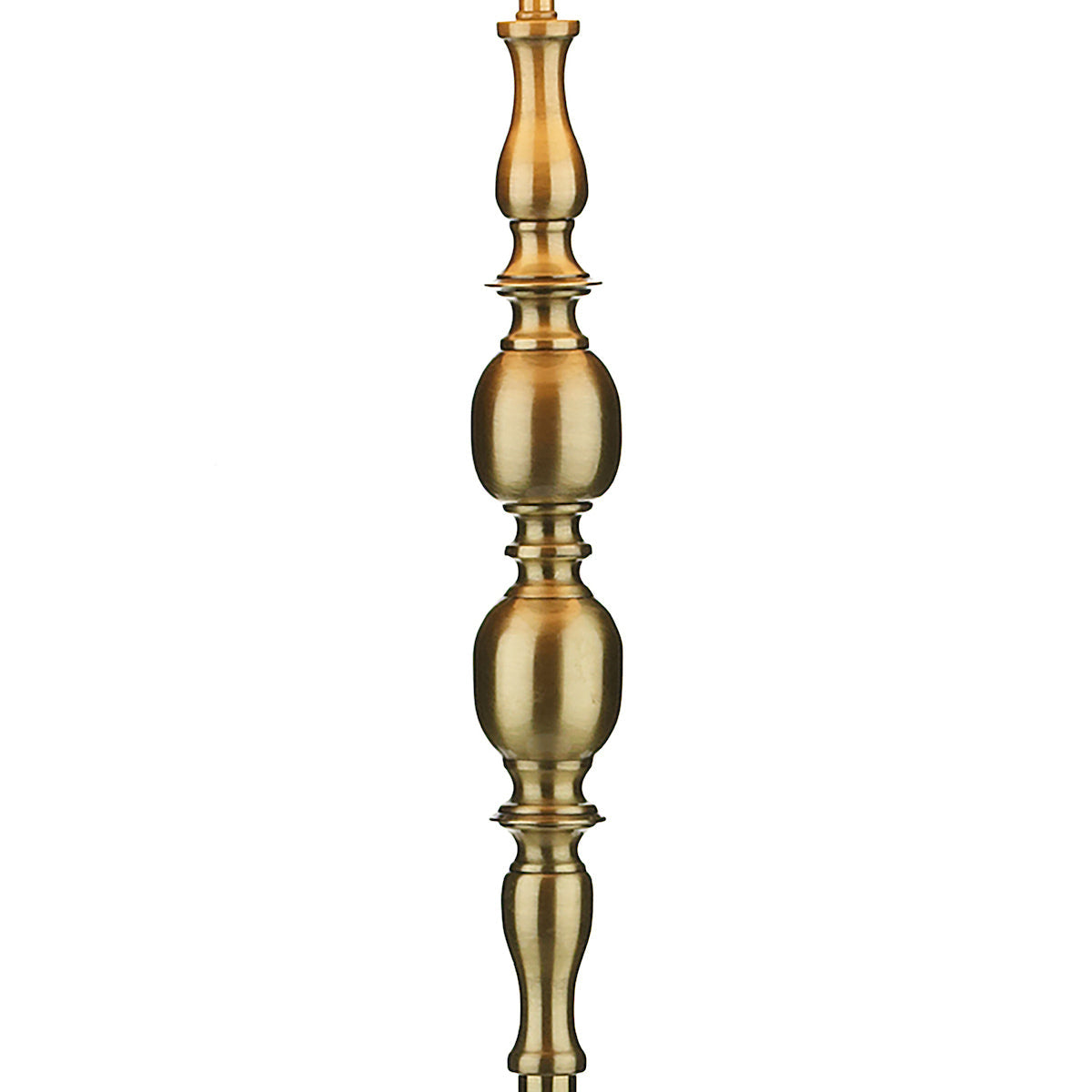 Dar Madrid Floor Lamp Antique Brass With Shade –  from Amos Lighting + Home